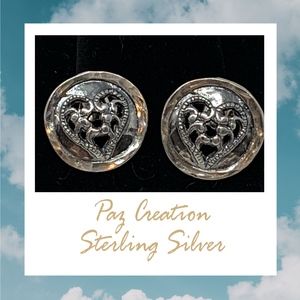 Paz Creations SS Heart Stud Earring